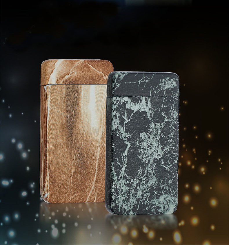 Single Arc Windpro Of Lighter USB Charging Pulse Arc Metal Electronic Camouflage Cigarette Lighter Environmental Lighter