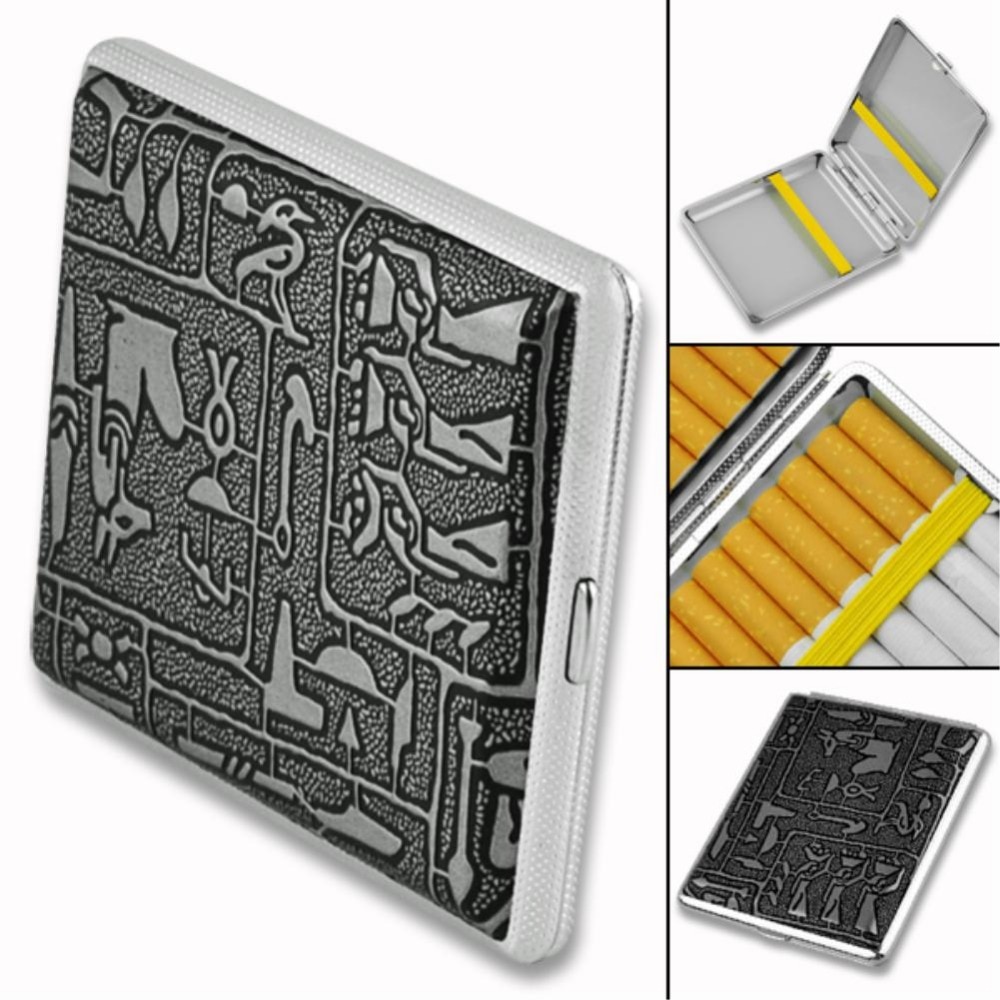 Sale Classic Leather & Alloy Cigarette Case Box Metal Holder 14/16/18pcs Cigars Container for Lighter 8 Styles 2017 Sale Classic Leather & Alloy Cigarette Case Box Metal Holder 14/16/18pcs Cigars Container for Lighter 8 Styles