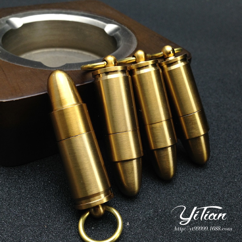 Hot Creative Mini Bullet Butane Flame Lighter Metal Torch Lighter Novelty Gadget Military Addictive Gift Key NO GAS Hot Creative Mini Bullet Butane Flame Lighter Metal Torch Lighter Novelty Gadget Military Addictive Gift Key Accessories NO GAS