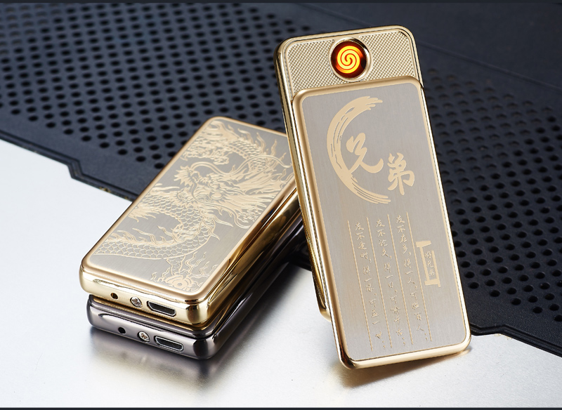 Creative Intelligent Touch Induction Chargeable Windproof Lighter Fingerprint USB Electronic Cigarette Lighter Creative Intelligent Touch Induction Chargeable Windproof Lighter Fingerprint USB Electronic Cigarette Lighter