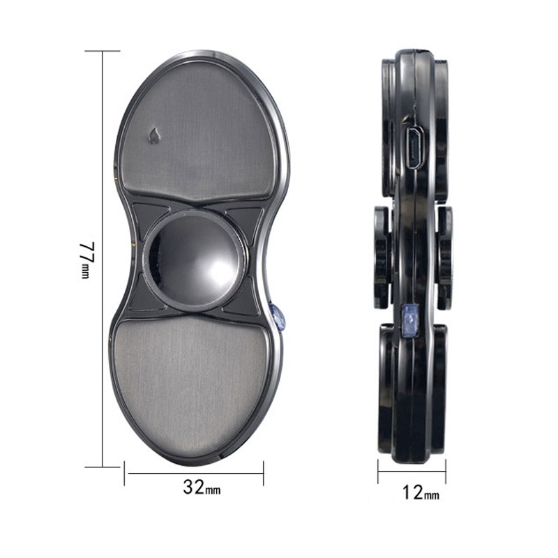 Electric Metal Hand Spinners With Light and Lighter 2 in 1 Function Shows Lovely and Romantic Text I LOVE YOU Electric Metal Hand Spinners With Light and Lighter 2 in 1 Function Shows Lovely and Romantic Text I LOVE YOU