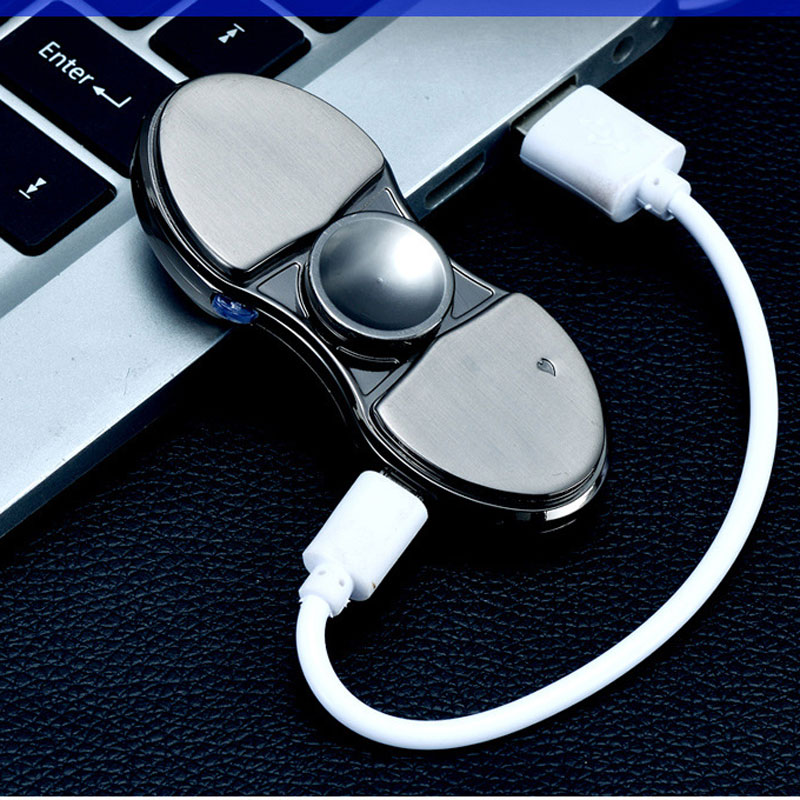 Electric Metal Hand Spinners With Light and Lighter 2 in 1 Function Shows Lovely and Romantic Text I LOVE YOU Electric Metal Hand Spinners With Light and Lighter 2 in 1 Function Shows Lovely and Romantic Text I LOVE YOU