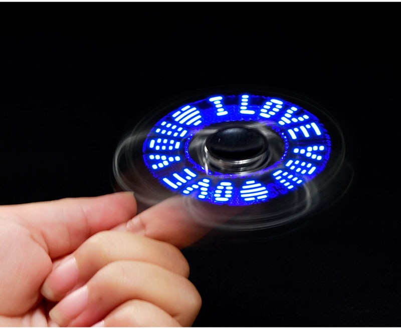 Electric Metal Hand Spinners With Light and Lighter 2 in 1 Function Shows Lovely and Romantic Text I LOVE YOU Electric Metal Hand Spinners With Light and Lighter 2 in 1 Function Shows Lovely and Romantic Text I LOVE YOU