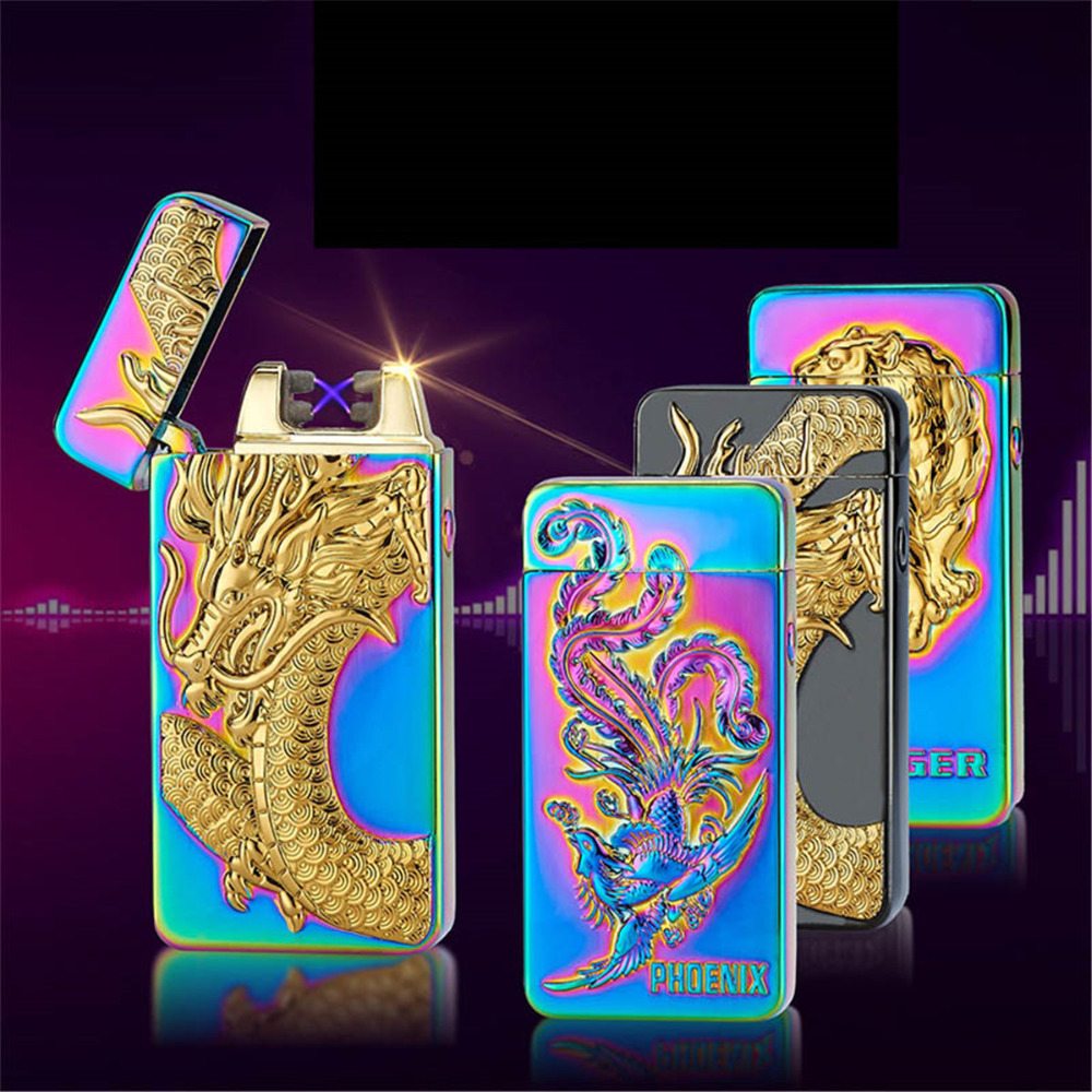 Usb Rechargeable Electronic Cigarette Lighter With Recharging JL603 Plasma Kitchen For Men Windproof Double Arc Lighters Usb Rechargeable Electronic Cigarette Lighter With Recharging JL603 Plasma Kitchen Gadgets For Men Windproof Double Arc Lighters