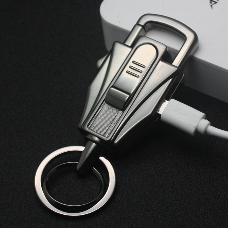 Multifunction Keychain Electronic Windproof Cigarette Lighter for Men Gift Multifunction Keychain Electronic Windproof Cigarette Lighter for Men Gift