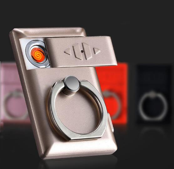 USB charging lighter, small personalized mobile phone bracket, electronic cigarette lighter USB charging lighter, small personalized mobile phone bracket, electronic cigarette lighter