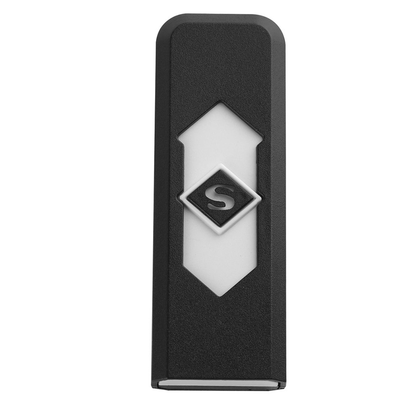 Portable USB Electronic Rechargeable Battery No Gas Flameless Cigar Cigarette Lighter Windproof Silent Gadget Case Portable USB Electronic Rechargeable Battery No Gas Flameless Cigar Cigarette Lighter Windproof Silent Gadget Case