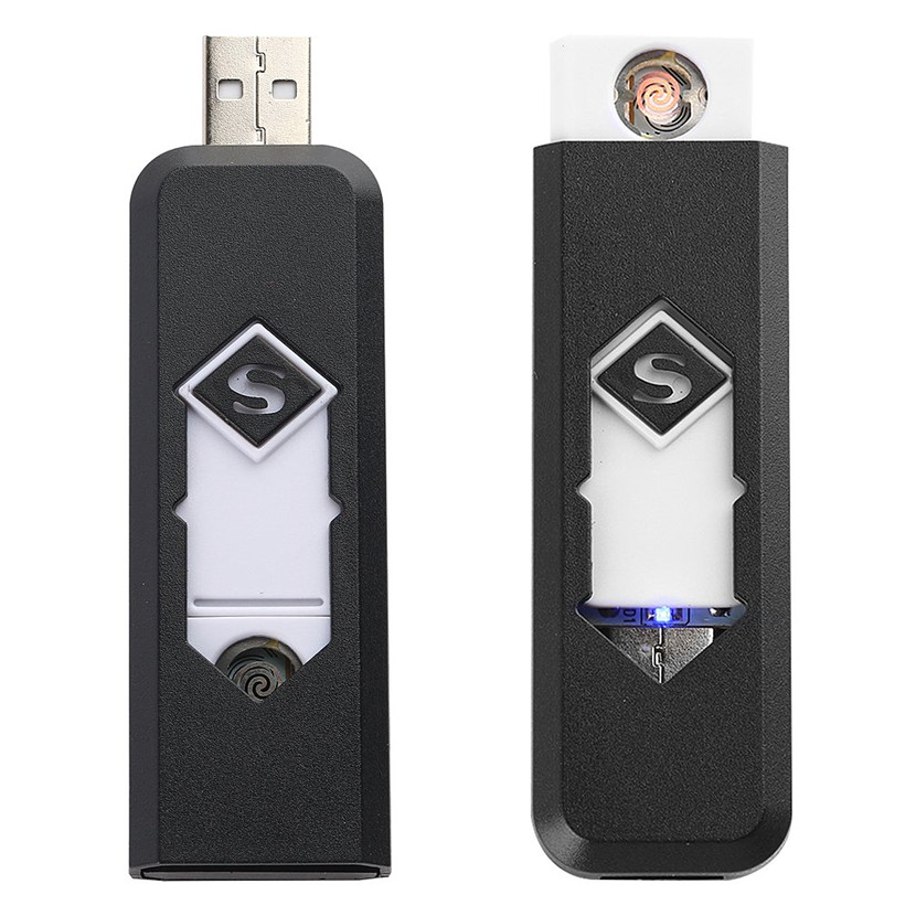 New Lighter Portable White USB Electronic Rechargeable Battery Flameless Cigar Cigarette Lighter Worldwide store Home Use New Lighter Portable White USB Electronic Rechargeable Battery Flameless Cigar Cigarette Lighter Worldwide store Home Use