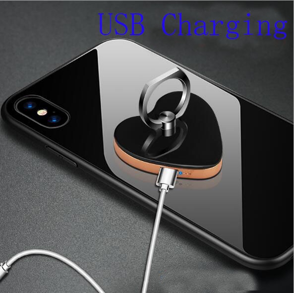 Love mobile phone button cigarette lighter USB environmental charge lighter, creative mobile phone bracket pendant personalized Love mobile phone button cigarette lighter USB environmental charge lighter, creative mobile phone bracket pendant personalized