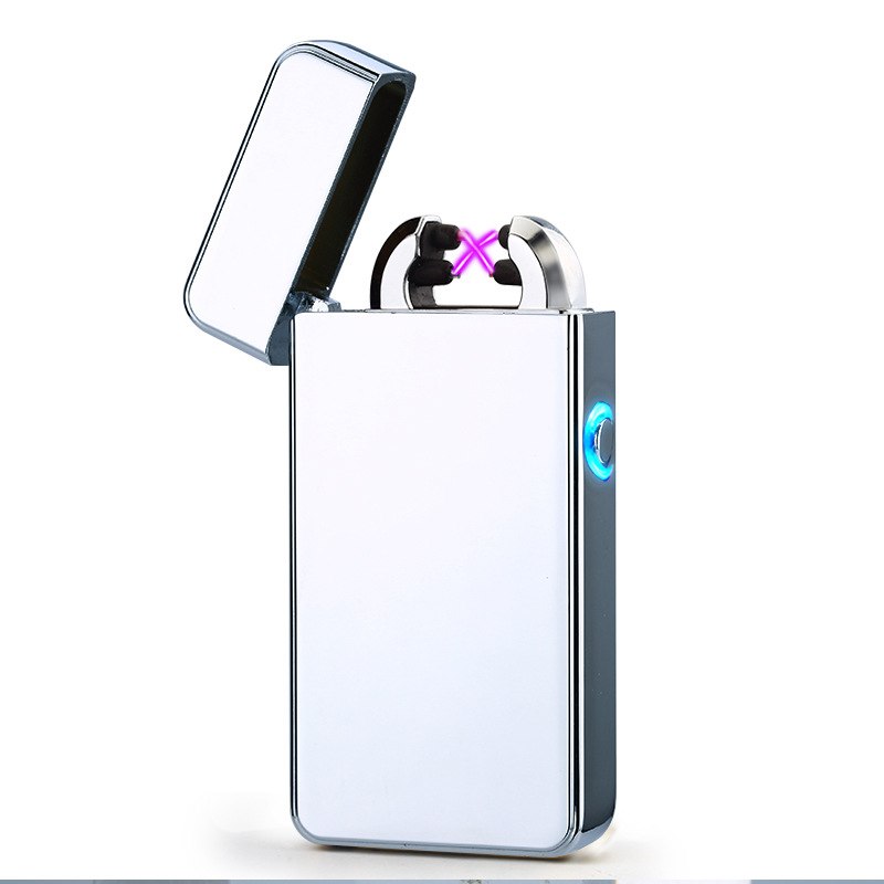 Ice Surface Arc Double Fire Lighter USB Charging Lighter Metal Double Arc Electronic Cigarette Lighter 2018 Ice Surface Arc Double Fire Lighter USB Charging Lighter Metal Double Arc Electronic Cigarette Lighter