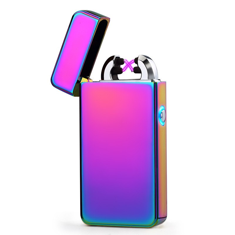 Ice Surface Arc Double Fire Lighter USB Charging Lighter Metal Double Arc Electronic Cigarette Lighter 2018 Ice Surface Arc Double Fire Lighter USB Charging Lighter Metal Double Arc Electronic Cigarette Lighter