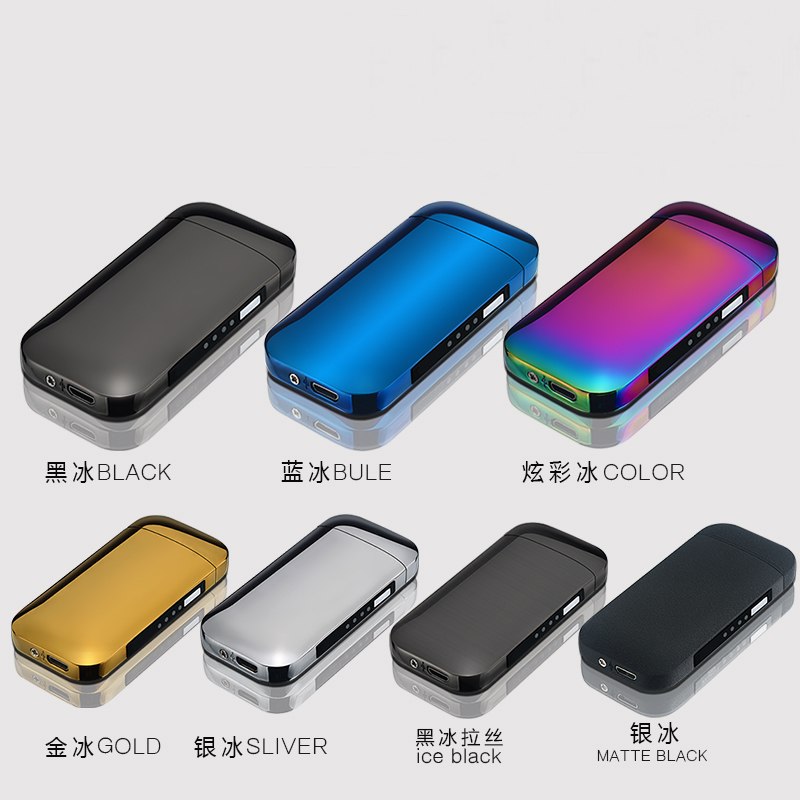 Dual Arc Plasma Lighter USB Rechargeable Windproof Flameless Electric Lighters Metal Cigar Cigarette Lighters Display charge Dual Arc Plasma Lighter USB Rechargeable Windproof Flameless Electric Lighters Metal Cigar Cigarette Lighters Display charge
