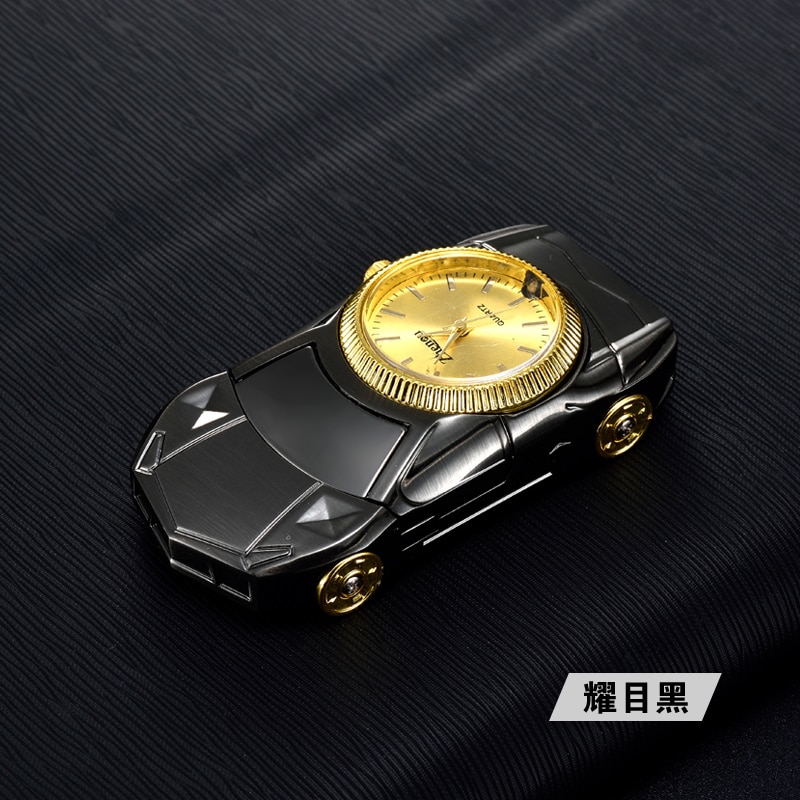 Personality Car Model with Watch Function Windproof USB Rechargeable Electronic Cigarette Lighters Personality Car Model with Watch Function Windproof USB Rechargeable Electronic Cigarette Lighters
