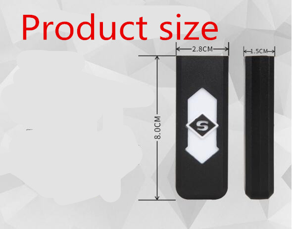 Windproof Nice Gift Smokeless Flameless USB Charging Lighter Electronic Cigarette Lighters Smoking 1pcs Windproof Nice Gift Smokeless Flameless USB Charging Lighter Electronic Cigarette Lighters Smoking Accessories