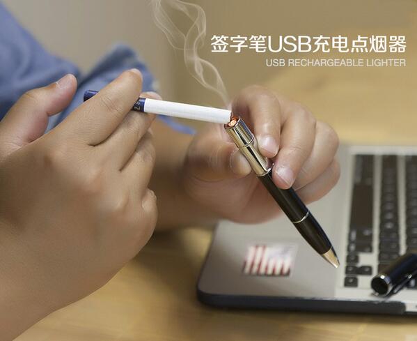 Pen lighters Rechargeable lighter, Office Supplies Creative design,USB charge Pen lighters Rechargeable lighter, Office Supplies Creative design,USB charge
