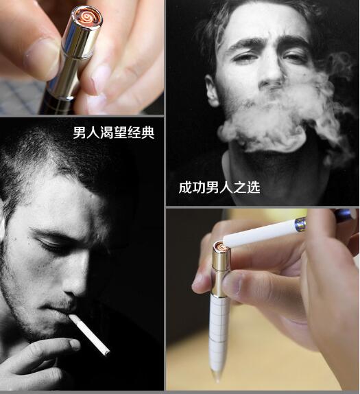 Pen lighters Rechargeable lighter, Office Supplies Creative design,USB charge Pen lighters Rechargeable lighter, Office Supplies Creative design,USB charge