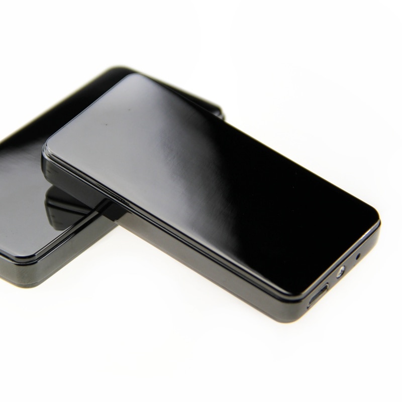 USB electronic lighter ice dazzle charging windproof cigarette lighter thin metal creative personality USB lighter USB electronic lighter ice dazzle charging windproof cigarette lighter thin metal creative personality USB lighter