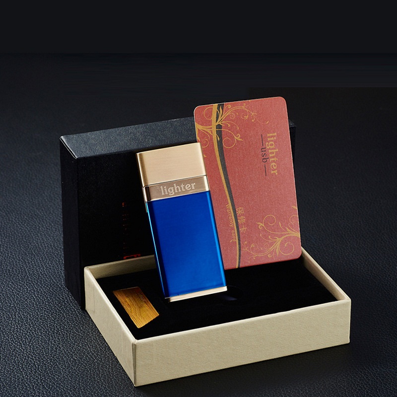 New Double-sided Electric Wire USB Charging Lighter Ultra-thin Windproof Cigarette Lighter New Double-sided Electric Wire USB Charging Lighter Ultra-thin Windproof Cigarette Lighter