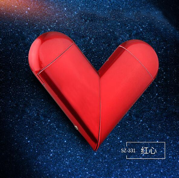 Creative LOVE model gas and electric usb rechargable lighter portable smoking accessories men’s Creative LOVE model gas and electric usb rechargable lighter portable smoking accessories men's gift