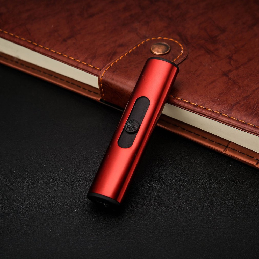 Compact Size USB Rechargeable Smoke Cigar Lighters Cylindrical Shape Windproof Mini Electric Double Side Smoking Lighter 2018 Compact Size USB Rechargeable Smoke Cigar Lighters Cylindrical Shape Windproof Mini Electric Double Side Smoking Lighter