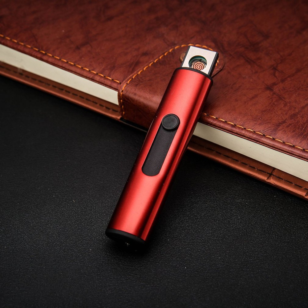 Compact Size USB Rechargeable Smoke Cigar Lighters Cylindrical Shape Windproof Mini Electric Double Side Smoking Lighter 2018 Compact Size USB Rechargeable Smoke Cigar Lighters Cylindrical Shape Windproof Mini Electric Double Side Smoking Lighter