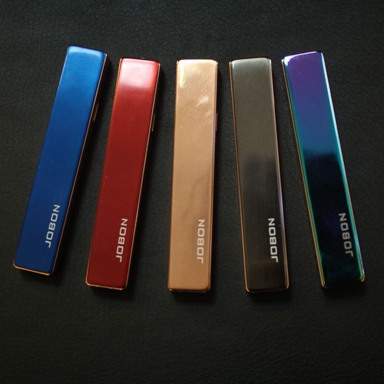 50PCS/LOT Usb charging state in ultra-thin windproof metal usb lighters electronic cigarette lighter for men fashion 50PCS/LOT Usb charging state in ultra-thin windproof metal usb lighters electronic cigarette lighter for men fashion gift