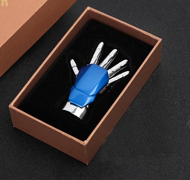 Anime Iron Man Energy Hand tungsten wire lighter model tungsten wire cigarette lighter key clasp pendant 013 Anime Iron Man Energy Hand tungsten wire lighter model tungsten wire cigarette lighter key clasp pendant 013