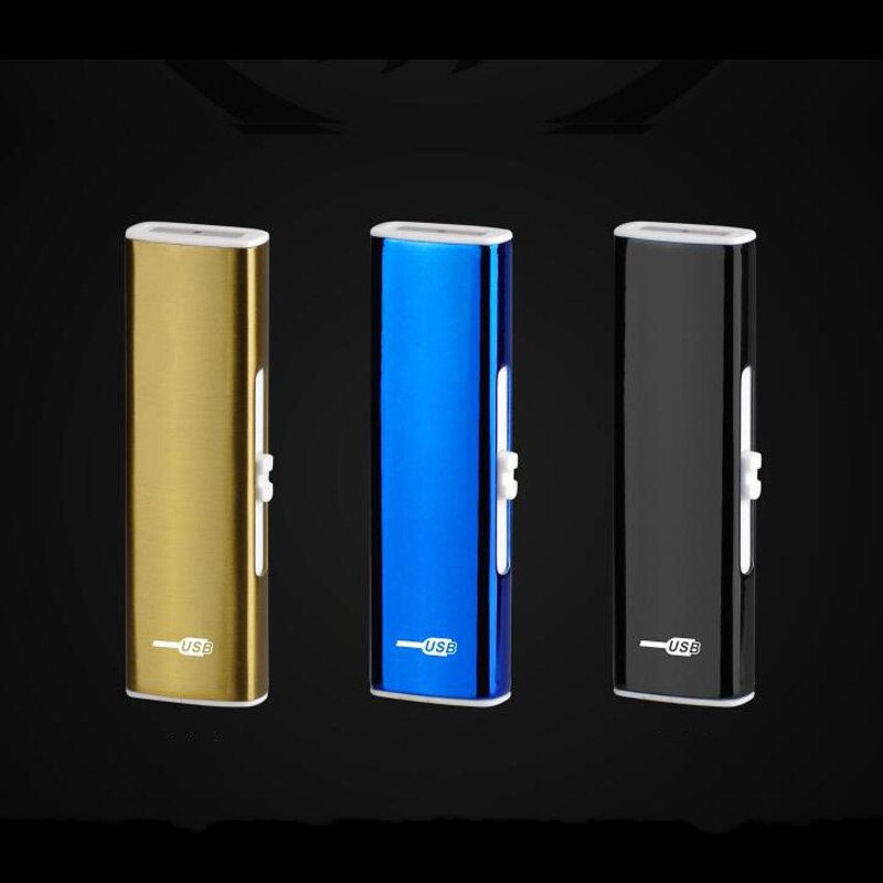 Aluminum alloy USB Rechargeable Electronic Cigarette Lighter Flameless cigarette lighter - Lightershop Online