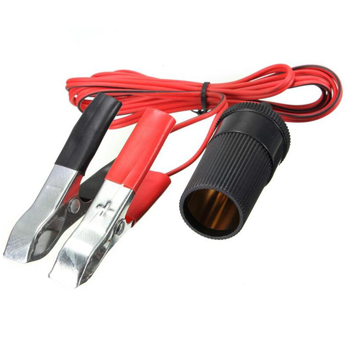 12V Auxiliary Socket Cigarette Lighter Clip On Crocodile Leisure Battery Clips Car Charger Power Cable 12V Auxiliary Socket Cigarette Lighter Clip On Crocodile Leisure Battery Clips Car Charger Power Cable