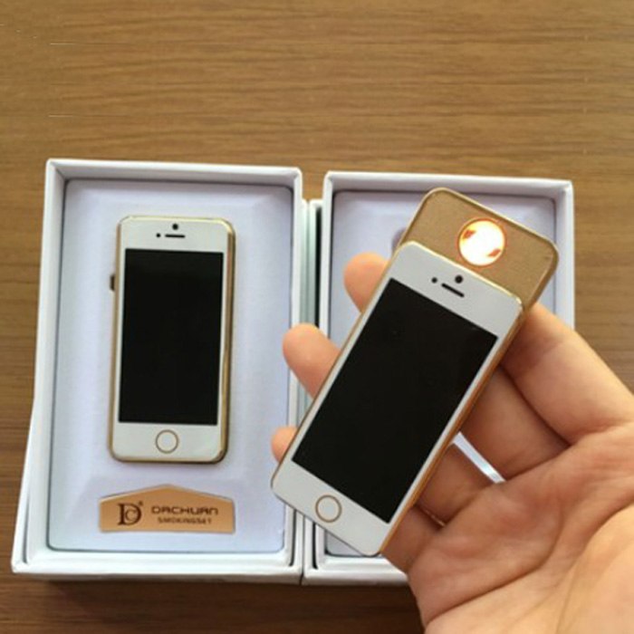 rose golden USB electronic cigarette USB rechargeable lighter, men’s rose golden USB electronic cigarette USB rechargeable lighter, men's gift