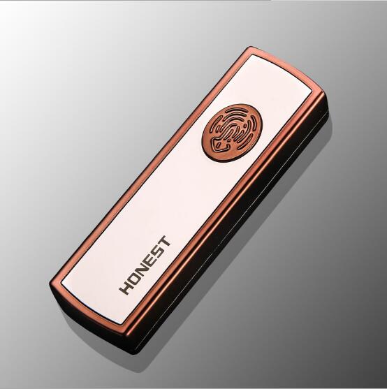 HONEST USB lighter charging creative anti wind double arc male character cigar lighter HONEST new USB lighter charging creative anti wind double arc male character cigar lighter