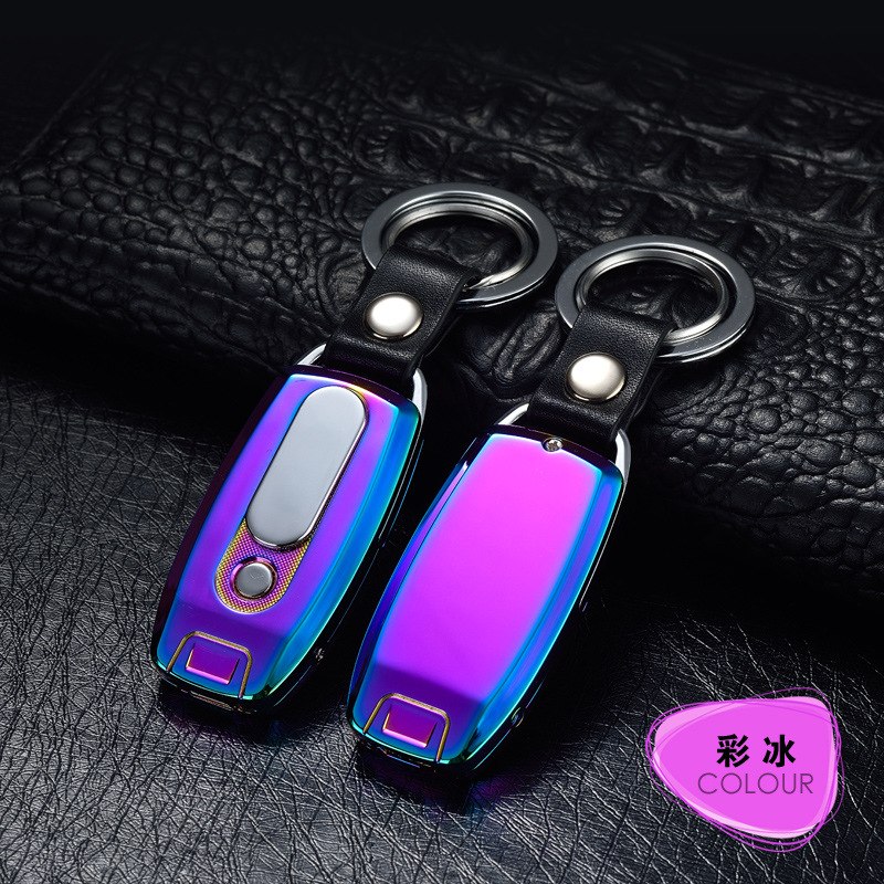 3 in USB Rechargeable Electronic Plasma lighter With Led light & key Ring Electric Arc Pulse Windproof Cigar Cigarette lighters 3 in USB Rechargeable Electronic Plasma lighter With Led light & key Ring Electric Arc Pulse Windproof Cigar Cigarette lighters