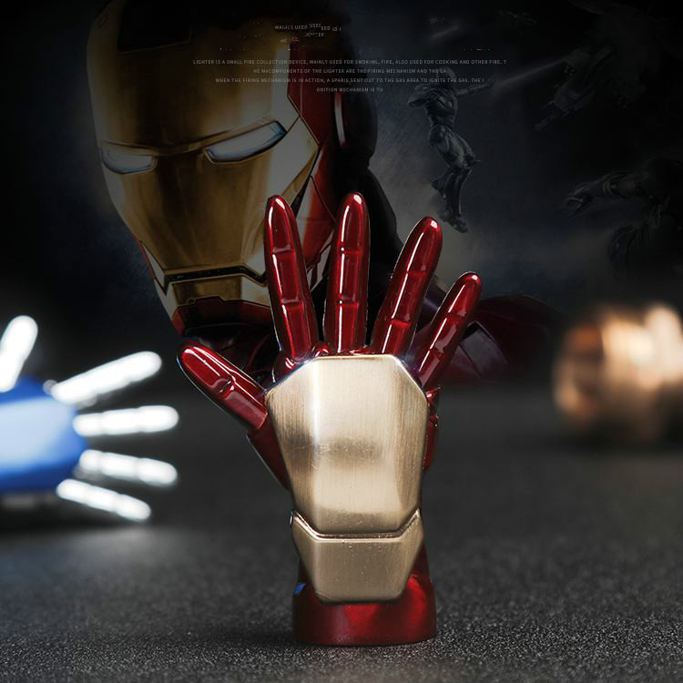 2PCS/LOT Iron Man hand USB charging lighter New Toy Energy hand cigarette lighter 2PCS/LOT Iron Man hand USB charging lighter New Toy Energy hand cigarette lighter