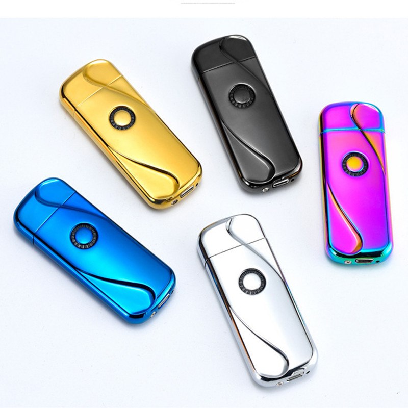 USB Lighter Electronic Cigarette Lighter Slim Metal Pulse Lighter Flameless Electric Arc Black Cigarette Cigar Lighter USB Lighter Electronic Cigarette Lighter Slim Metal Pulse Lighter Flameless Electric Arc Black Cigarette Cigar Lighter Gadgets