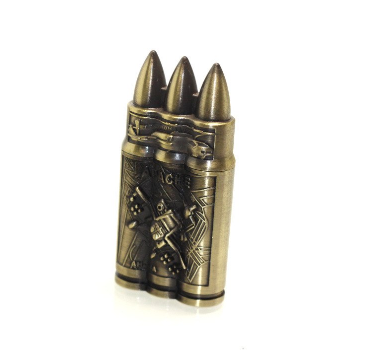 2PCS/LOT Metal Bullet Shaped USB Electronic lighter Flameless Rechargeable Cigar Lighter