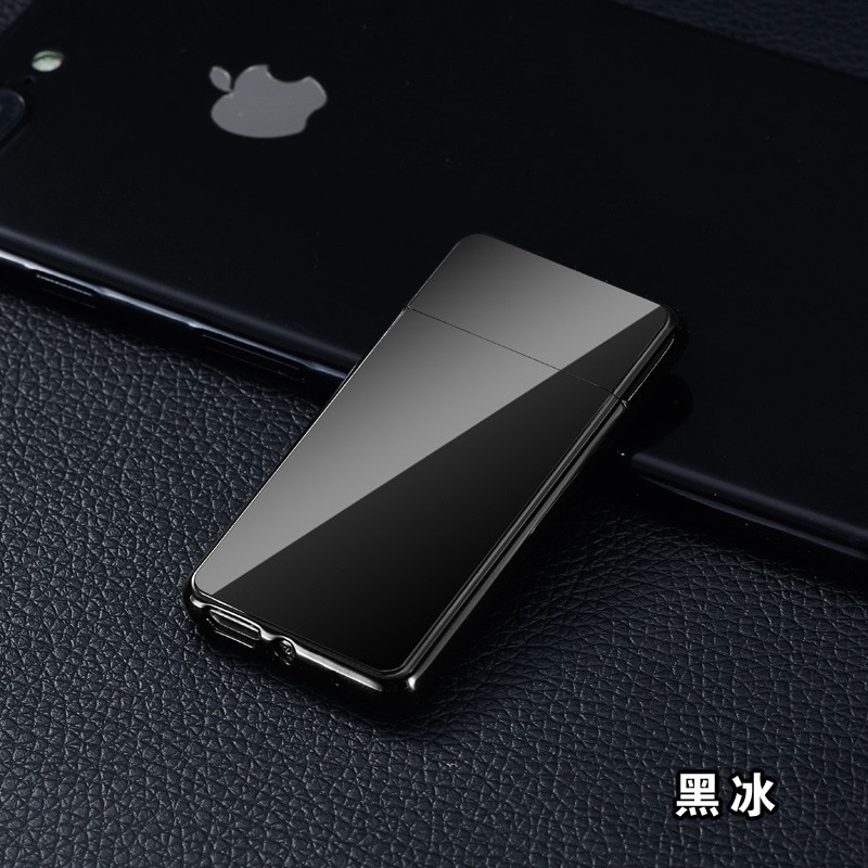 Metal Wind-proof Personality of Ultra-thin USB Charging Cigar Lighter Metal Wind-proof Personality of Ultra-thin USB Charging Cigar Lighter