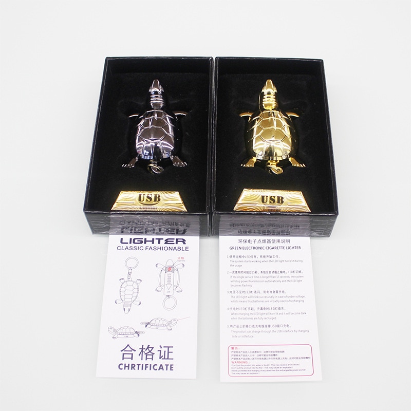 Tortoise key button USB charging lighter Tortoise key button USB charging lighter
