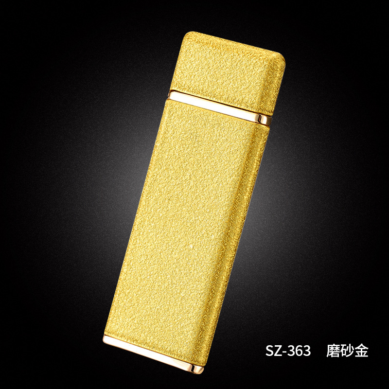 2PCS/LOT Ultra Thin USB Rechargeable Lighter Personalized Windproof Metal Electronic Cigarette Lighter 2PCS/LOT Ultra Thin USB Rechargeable Lighter Personalized Windproof Metal Electronic Cigarette Lighter