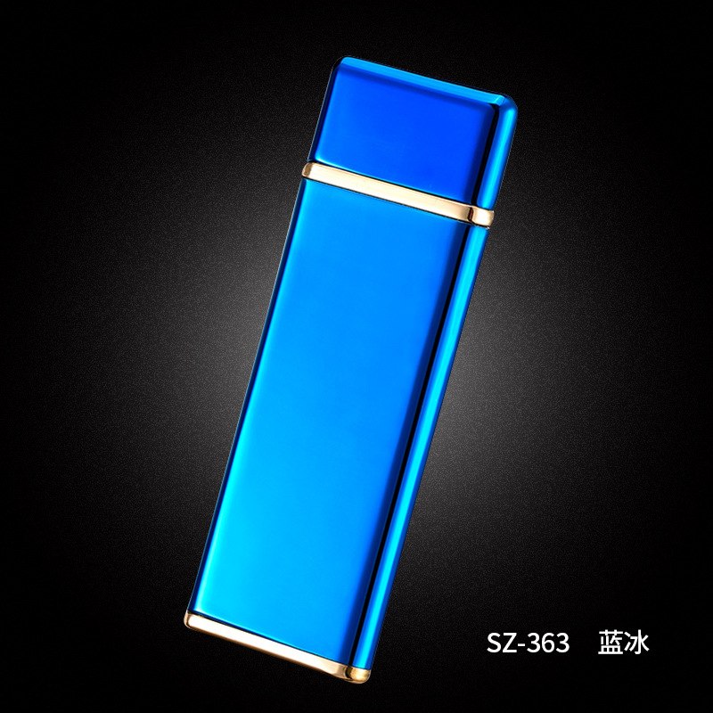 2PCS/LOT Ultra Thin USB Rechargeable Lighter Personalized Windproof Metal Electronic Cigarette Lighter 2PCS/LOT Ultra Thin USB Rechargeable Lighter Personalized Windproof Metal Electronic Cigarette Lighter