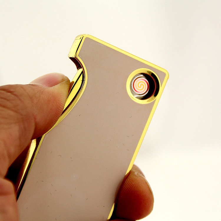 Ultra Thin Side Pressure Cigarette Lighter USB Charging Lighter Ultra Thin Side Pressure Cigarette Lighter USB Charging Lighter