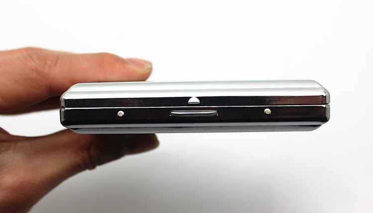 New – Slide Up Stailess steel Silver cigarette case hold 20pcs Automatic Cigarette box /pocket With USB Lighter Portable New 1pcs - Slide Up Stailess steel Silver cigarette case hold 20pcs Automatic Cigarette box /pocket With USB Lighter Portable