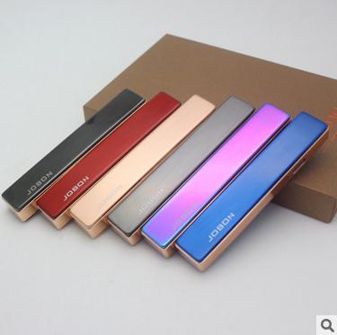 2PCS/LOT Creative Long Shape Metal Case USB Eletrical Cigar Lighter Flameless Lighter 2PCS/LOT Creative High Quality Long Shape Metal Case USB Eletrical Cigar Lighter Flameless Lighter