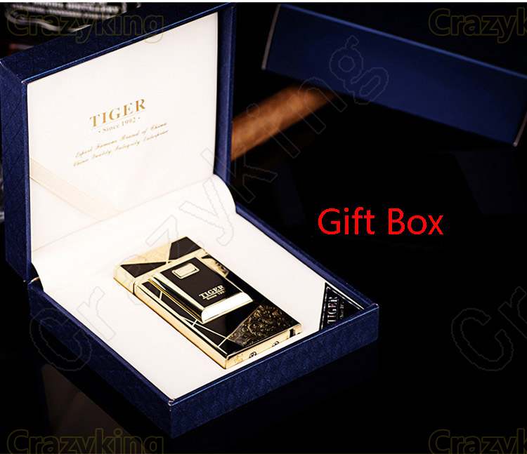 TIGER Carving Electric Double Arc Tobacco Cigarette USB Lighter Rechargeable With Gift Box TIGER Carving Electric Double Arc Tobacco Cigarette USB Lighter Rechargeable With Gift Box