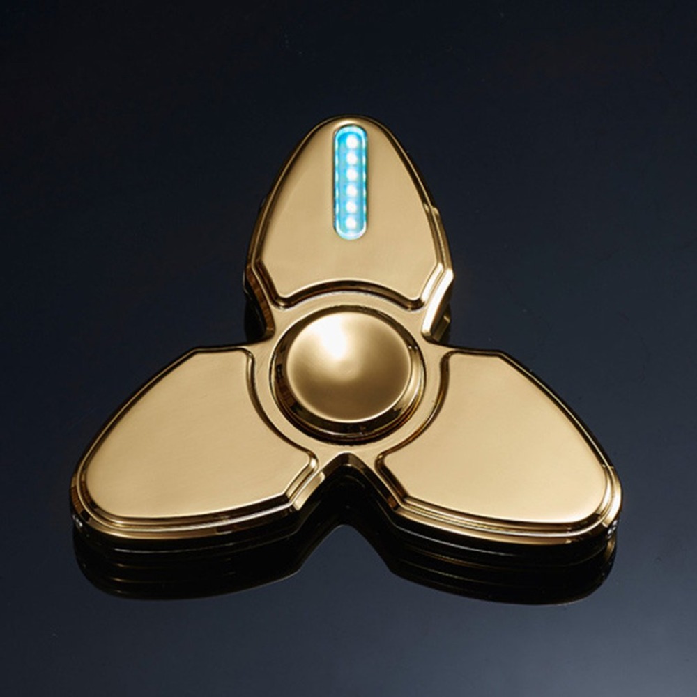 Trefoil Fingertip Gyro Rotate Electronical Cigarette Lighter Slim Windproof Cigar Lighter USB Rechargeable Charging Lighter Trefoil Fingertip Gyro Rotate Electronical Cigarette Lighter Slim Windproof Cigar Lighter USB Rechargeable Charging Lighter