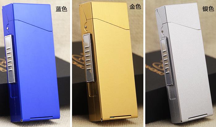 2PCS/LOT Packed 18pcs Extended Aluminum Alloy Cigarette Case with USB Electronic Rechargeable Cigar Lighter 2PCS/LOT Packed 18pcs Extended Aluminum Alloy Cigarette Case with USB Electronic Rechargeable Cigar Lighter