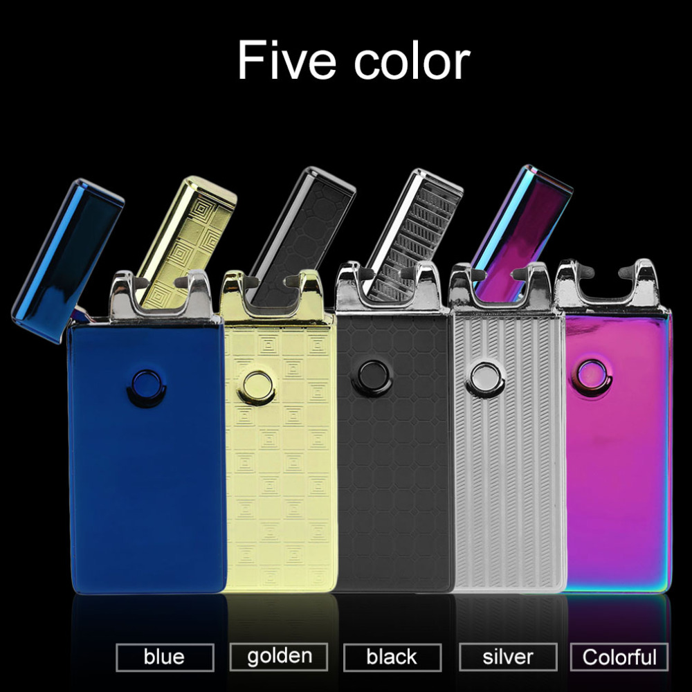 High Quailty Double fire Cross Double Arc Lighter Case USB Pulse Windproof Lighters Electronic Metal Men Cigarette lighter High Quailty Double fire Cross Double Arc Lighter Case USB Pulse Windproof Lighters Electronic Metal Men Cigarette lighter