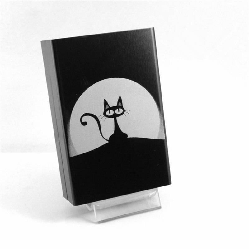 LAIFU LFYH41CAT male metal cigarette case cat design man portable ...