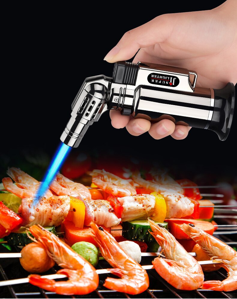 Metalen Winddicht Turbo Gas Aanstekers Roken Accessoires Keuken Koken Sieraden Lassen Sigaretten Aanstekers Gadgets Voor Mannen Metalen Winddicht Turbo Gas Aanstekers Roken Accessoires Keuken Koken Sieraden Lassen Sigaretten Aanstekers Gadgets Voor Mannen