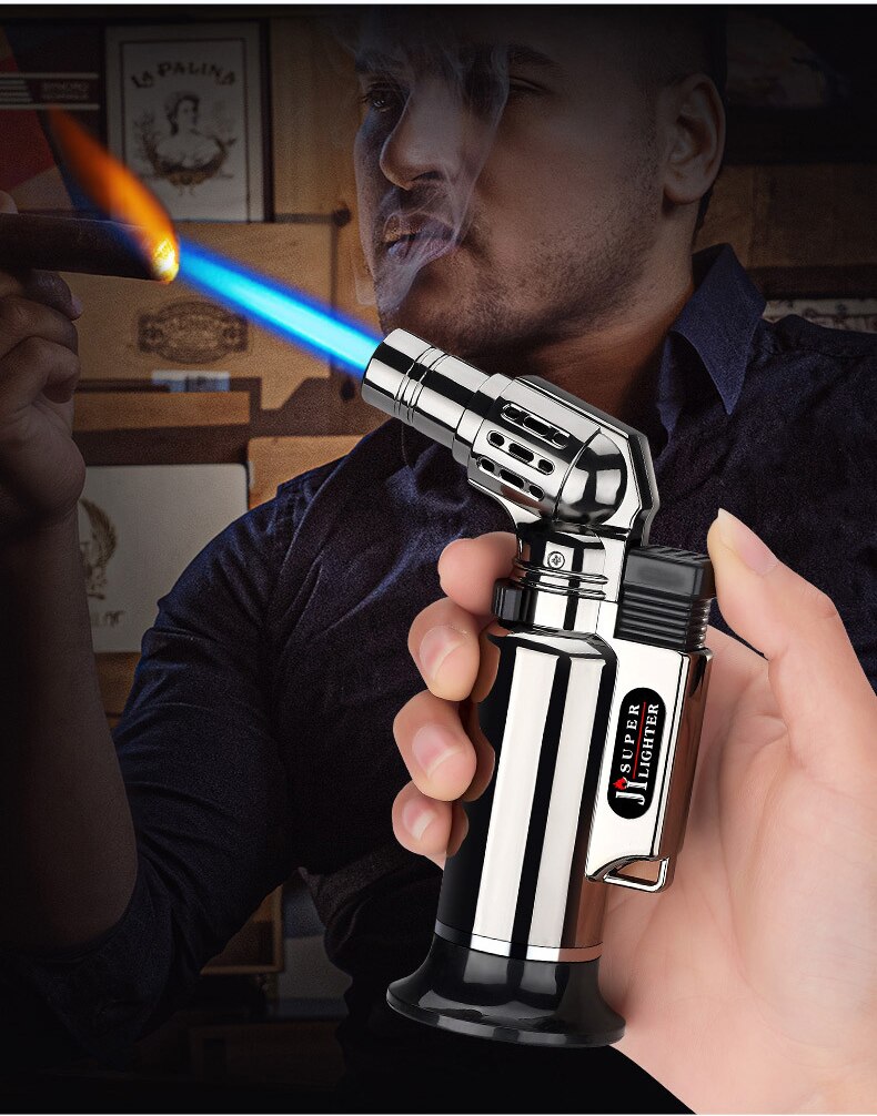 Metalen Winddicht Turbo Gas Aanstekers Roken Accessoires Keuken Koken Sieraden Lassen Sigaretten Aanstekers Gadgets Voor Mannen Metalen Winddicht Turbo Gas Aanstekers Roken Accessoires Keuken Koken Sieraden Lassen Sigaretten Aanstekers Gadgets Voor Mannen