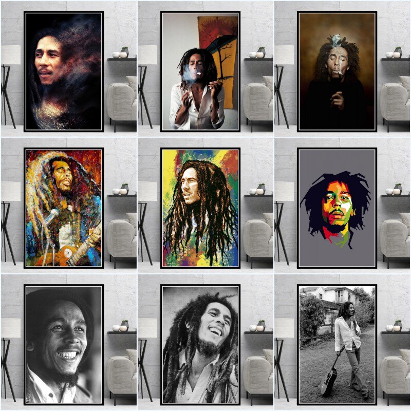 Bob Marley Singer Star Rip Canvas Schilderij Poster En Print Wall Art Foto Cuadros Woondecoratie Voor Woonkamer Decor Bob Marley Singer Star Rip Canvas Schilderij Poster En Print Wall Art Foto Cuadros Woondecoratie Voor Woonkamer Decor
